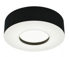  MCF1932LAJUD-BK-MSBB - Montclair 20'' LED Flush,120-277V,3 CCT,BK,MS,BB