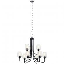  44378BKCS - Chandelier 9Lt