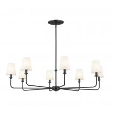  52517BK - Chandelier 8Lt