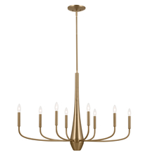  52528CPZ - Oval Chandelier 8Lt