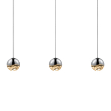 Sonneman 2920.01-MED - 3-Light Rectangle Medium LED Pendant