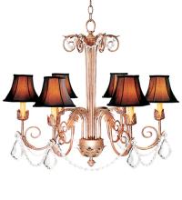  120321 - 28" Wide Lindsay 6 Light Chandelier