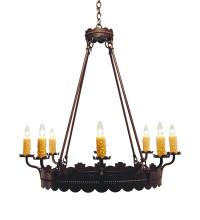  121012 - 36" Wide Sergio 8 Light Chandelier