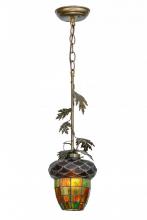  121872 - 7"W Greenbriar Oak Mini Pendant