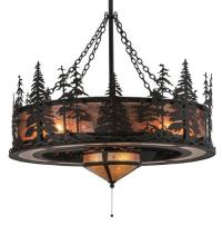  125745 - 45" Tall Pines w/Fan Light Chandel-Air