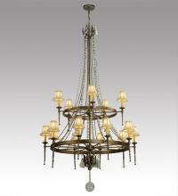  132050 - 48" Wide Amaury 15 Light Two Tier Chandelier