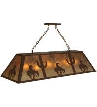  135573 - 48" Long Trails End Oblong Pendant