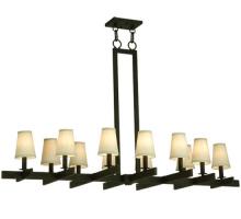  136572 - 54" Long Dante 12 Light Oblong Chandelier