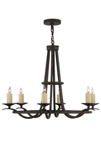  141829 - 36" Wide Octavia 6 Light Chandelier