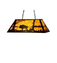  15373 - 33"L Buffalo at Lake Oblong Pendant