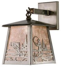  15684 - 7" Wide Fly Fisherman Hanging Wall Sconce