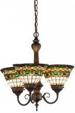  158700 - 20"W Tiffany Roman 3 LT Chandelier