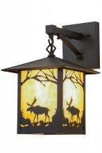  159120 - 9"W Seneca Moose Creek Hanging Wall Sconce