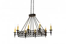 Meyda Blue 171574 - 55" Long Topridge 8 LT Chandelier