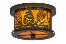  173198 - 11" Wide Mountain Pine Flushmount