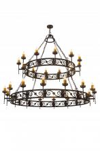  174181 - 84" Wide Majella 28 Light Two Tier Chandelier