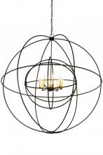  175340 - 60" Wide Atom Enerjisi 8 Light Chandelier