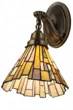  182947 - 8" Wide Delta Jadestone Wall Sconce