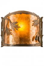  183372 - 12"W Oak Leaf & Acorn Wall Sconce