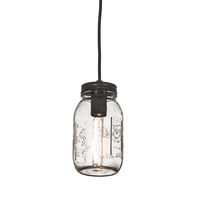  193114 - 3.75" Wide Mason Jar Mini Pendant