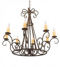  194321 - 42" Wide Marguerite 8 Light Chandelier