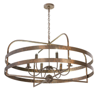  197214 - 48" Wide Aldari 6 Light Chandelier