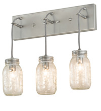  211772 - 18" Wide Mason Jar 3 Light Vanity