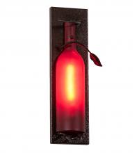  220029 - 5" Wide Tuscan Vineyard Wine Bottle Wall Sconce