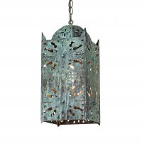  222871 - 8" Square Moroccan Pendant