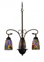  27414 - 23"W Rosebush 3 LT Chandelier