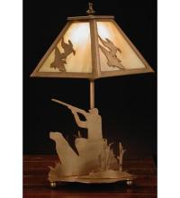  32486 - 15.5"H Duck Hunter W/Dog Accent Lamp