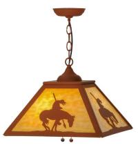  74035 - 16"Sq Trails End Pendant