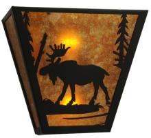  81105 - 13" Wide Moose Creek Wall Sconce