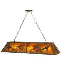  81741 - 61"L Ducks in Flight Oblong Pendant