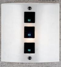  98157 - 11"W Metro Fusion Black Tie Affair Wall Sconce