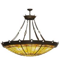  98958 - 54"W Fleur-de-Lite Inverted Pendant