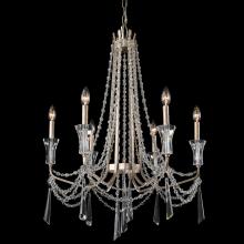  270C06TR - Barcelona 6-Lt Crystal Chandelier - Transcend Silver