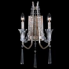  270W02TR - Barcelona 2-Lt Crystal Sconce - Transcend Silver