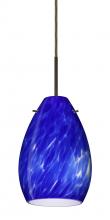  1BC-171386-LED-BR - Besa Pendant Pera 6 Bronze Blue Cloud 1x5W LED