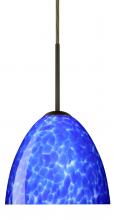  1BC-757286-LED-BR - Besa Sasha LED Pendant 1Bc Blue Cloud Bronze 1x9W LED