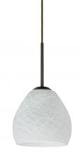  1BT-412260-HAL-BR - Besa Bolla Pendant Bronze Cocoon 1x40W G9