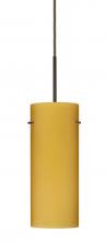  1JC-4123VM-LED-BR - Besa Stilo 10 LED Pendant Vanilla Matte Bronze 1x9W LED