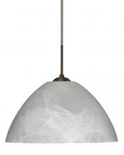  1JC-420152-BR - Besa Tessa Pendant Bronze Marble 1x75W Medium Base