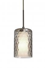  1JC-ESASM-BR - Besa, Esa Cord Pendant, Smoke, Bronze Finish, 1x60W Medium Base