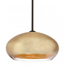  1TT-4345GF-BR - Besa Brio 14 Stem Pendant Bronze Gold Foil 1x75W Medium Base