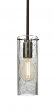  1TT-JUNI10CL-EDIL-BR - Besa, Juni 10 Stem Pendant, Clear Bubble, Bronze, 1x4W LED Filament