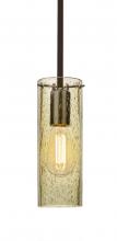  1TT-JUNI10GD-EDIL-BR - Besa, Juni 10 Stem Pendant, Gold Bubble, Bronze, 1x4W LED Filament