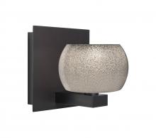  1WF-KENOSM-LED-BR - Besa, Keno Vanity, Smoke Sand, Bronze Finish, 1x3W LED