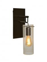  1WP-JUNI10GD-EDIL-BR - Besa Juni 10 Wall Pendant, Gold Bubble, Bronze Finish, 1x4W LED Filament