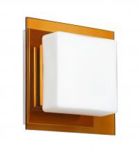  1WS-7735TG-CR - Besa Wall Alex Chrome Opal/Armagnac 1x50W G9